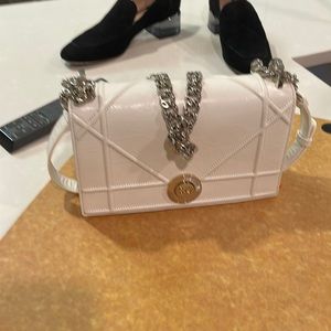 White patent leather cross Body or handbag